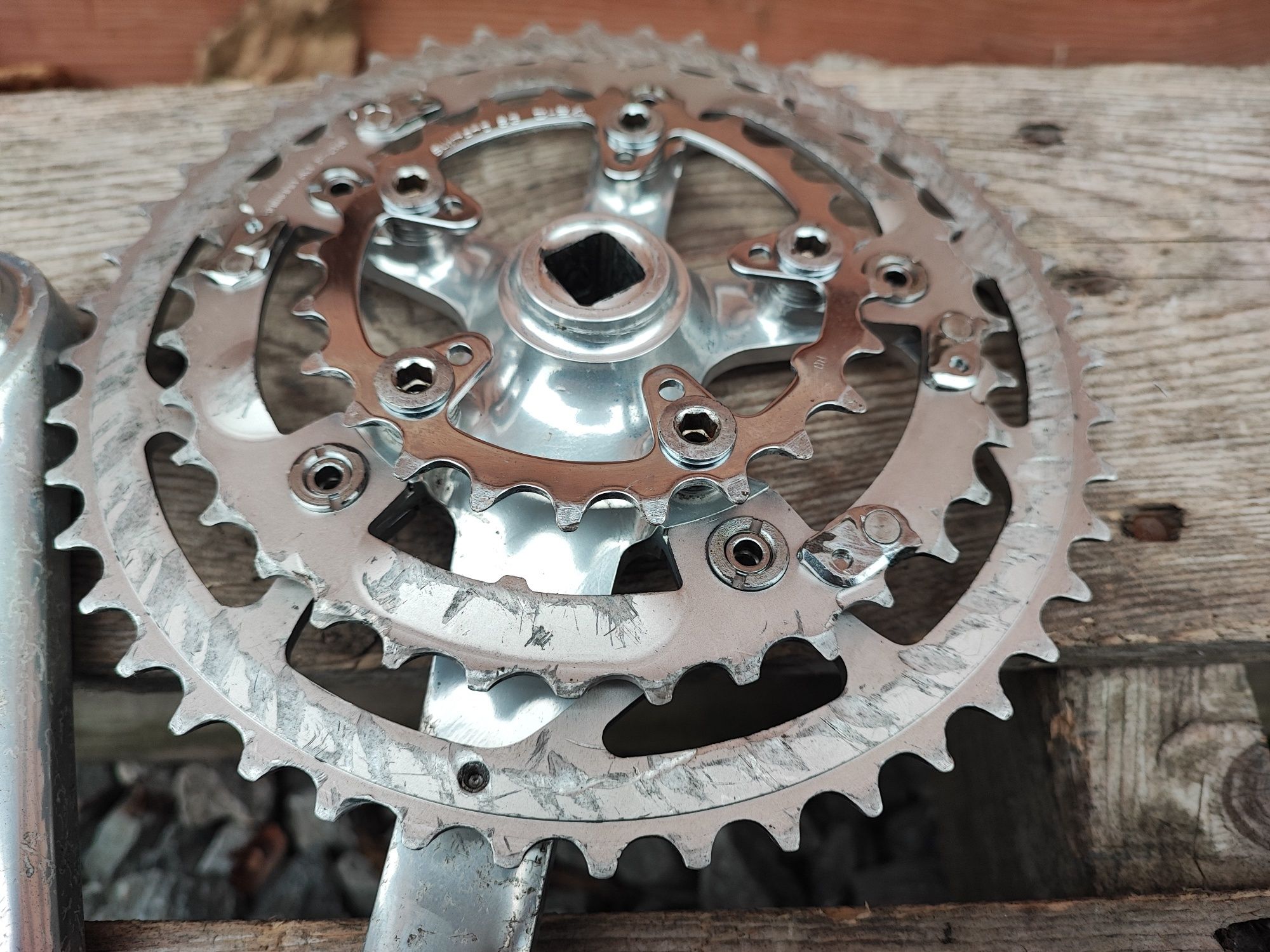 Korba rowerowa Shimano XTR m900 175mm retro mtb Deore