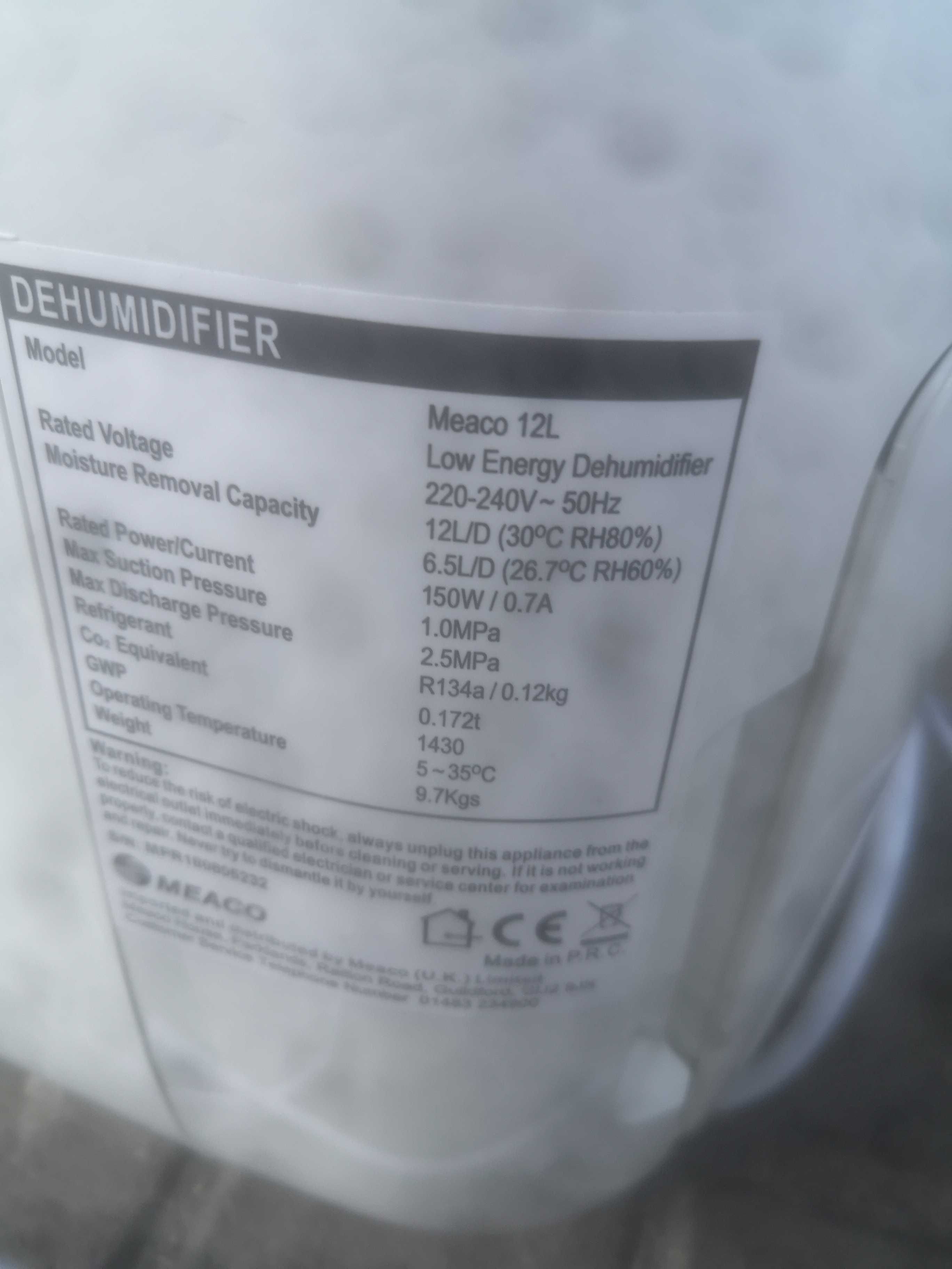 Osuszacz powietrza Meaco 12L Platinum