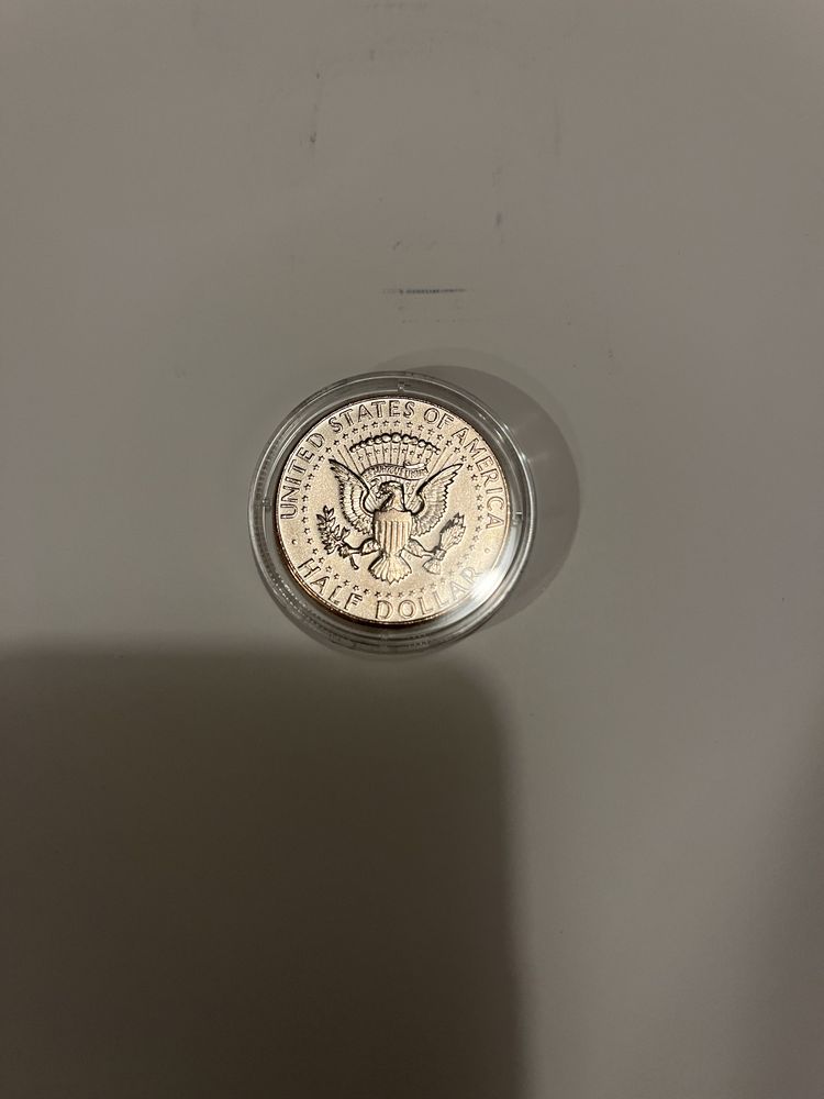 Srebrny numizmat John F Kennedy