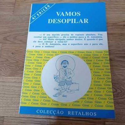 vendo 2 livros vamos desopilar e rir é que está o ganho