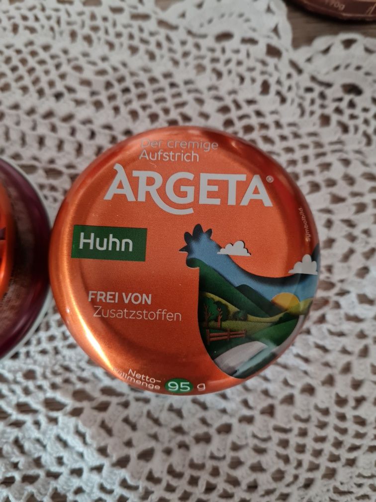 Zestaw 3 pasztetów argeta z Niemiec
