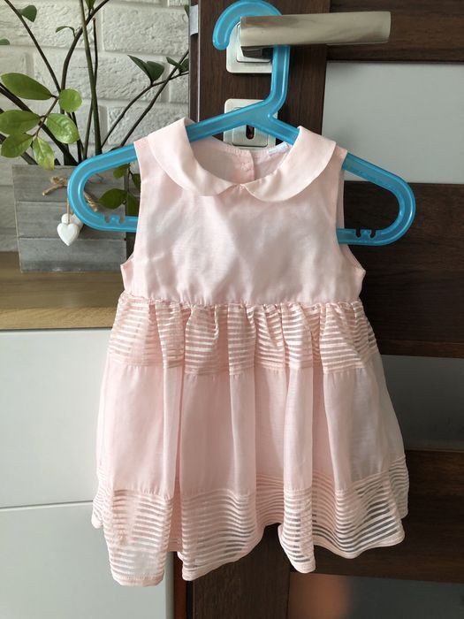 Sukienka niemowlęca dziecięca na okazję, C&A r. 74/86