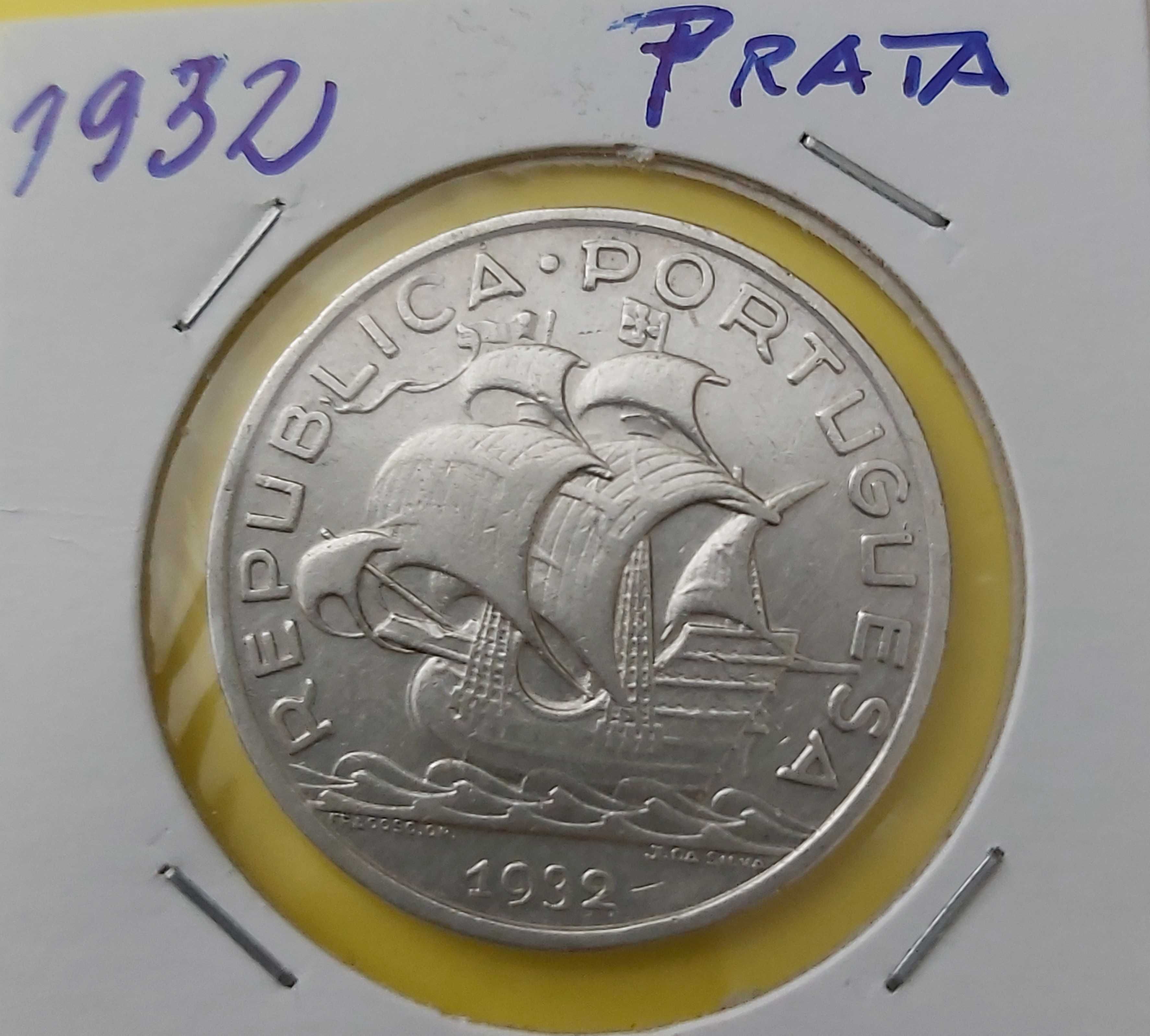 Moeda de 10$00 de 1932, Prata