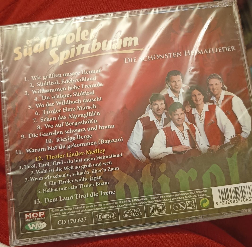 Südtiroler Spitzbuam - płyta CD