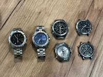 Zestaw 6x Seiko Chronograph Quartz