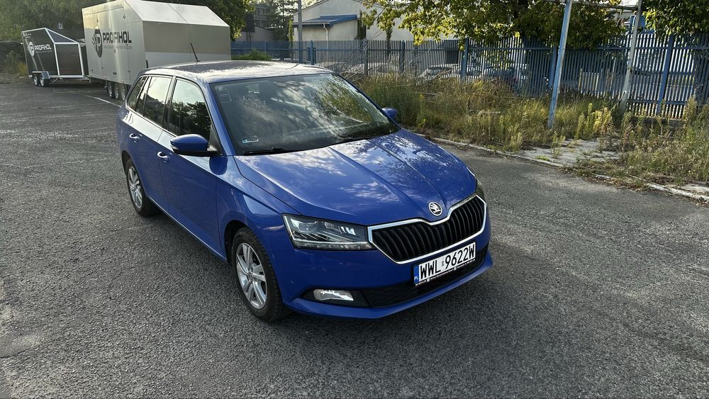 Skoda fabia 1.0 tsi automat, lampy led, kamera, vat 23% bezwypadko PL
