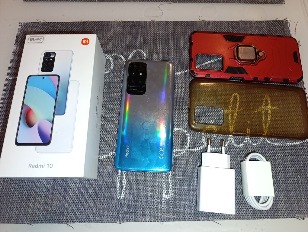 Xiaomi redmi 10 + чехол