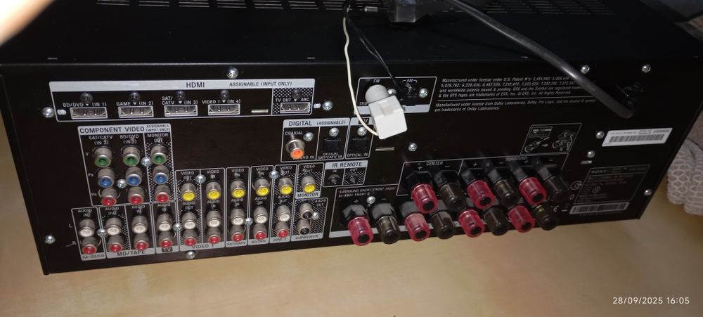 Amplificador e colunas  Sony