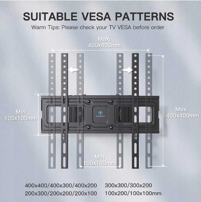 5043 Uchwyt wieszak do telewizora 26 - 55 cali DO 45 KG PERLEShith