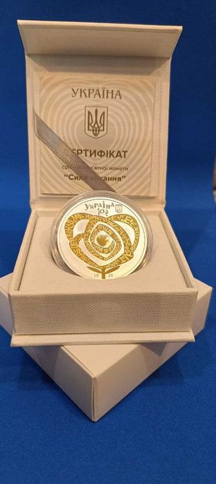 Для закоханих! Сила кохання 2.0! Срібло!ПОЗОЛОТА!31.1 грам!Тираж 5000!
