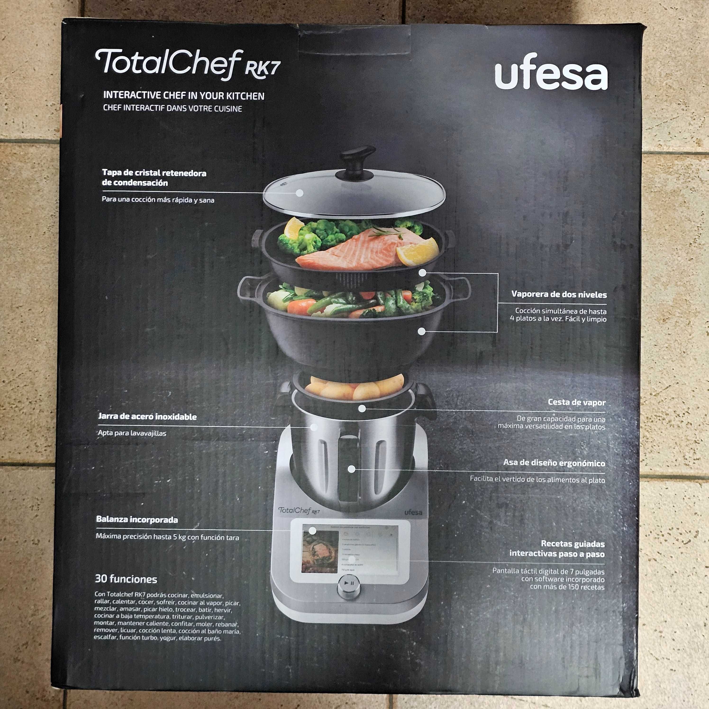 Ufesa Totalchef Rk7 Robot Kuchenny, Srebrny, 4.5 l