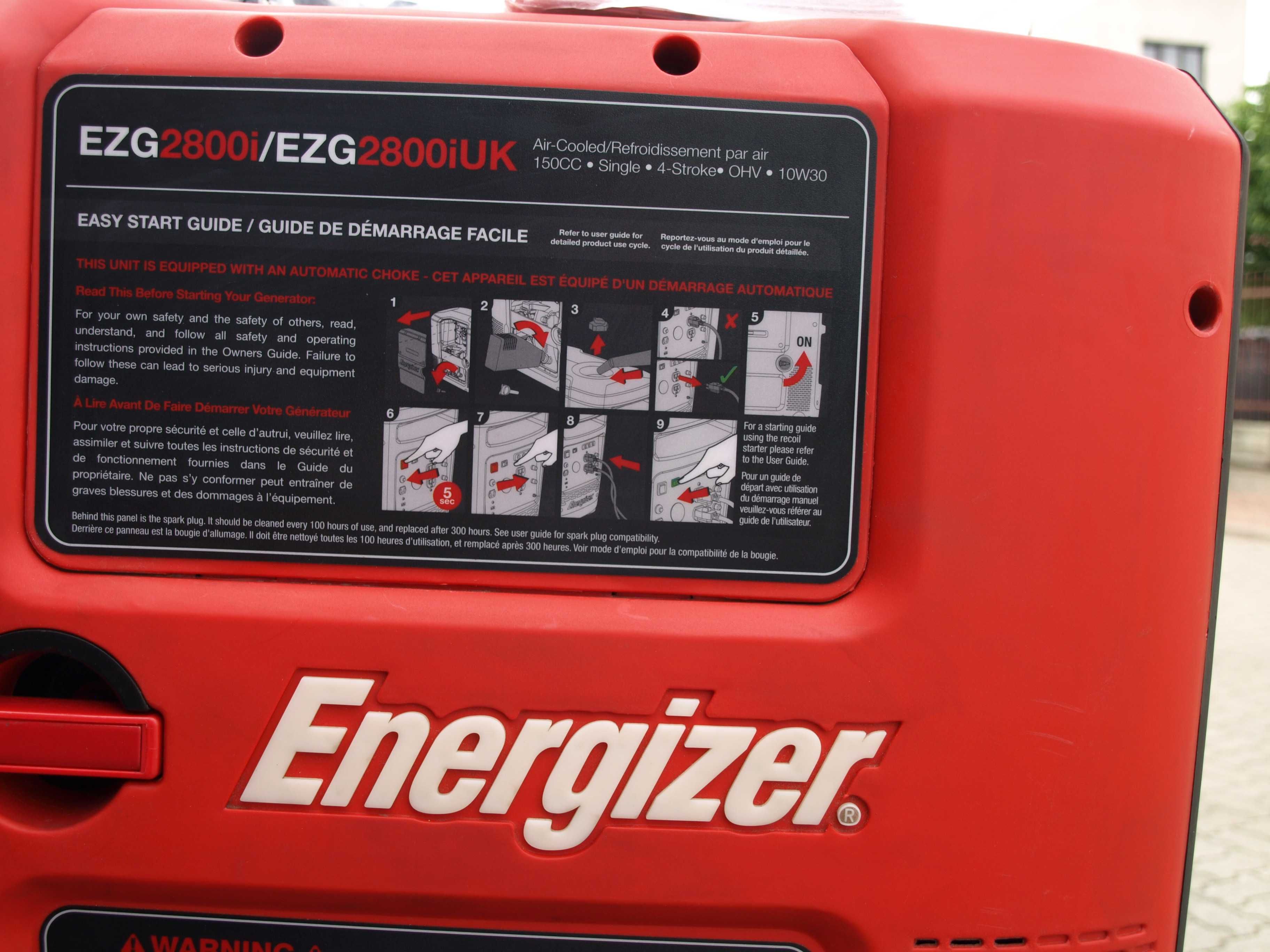 Agregat prądotwórczy ENERGIZER 2600W 2022 ROK Generator 4-takt