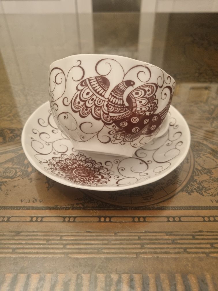 Porcelana Łomonosow - duo herbaciane