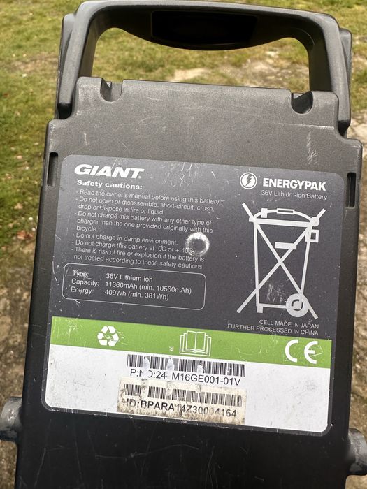 Bateria giant twist 36V