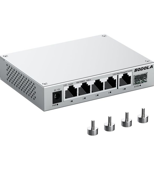 Комутатор SODOLA 5-портовий Web Managed Switch