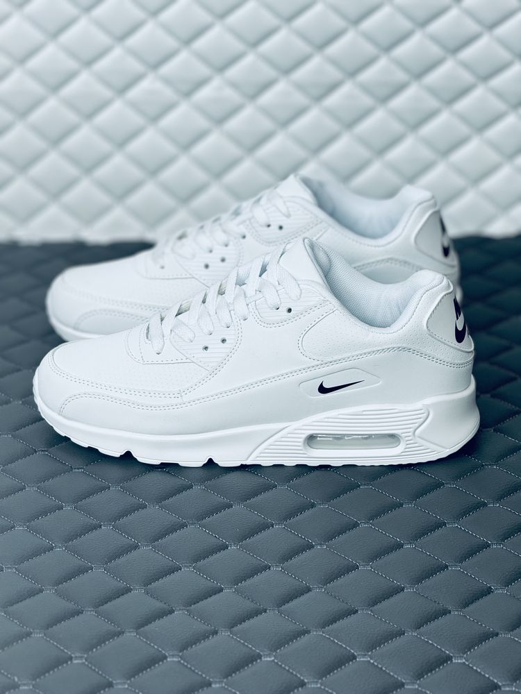 Nike air max 90 all white кроссовки мужские весенние Найк Аир Макс 90