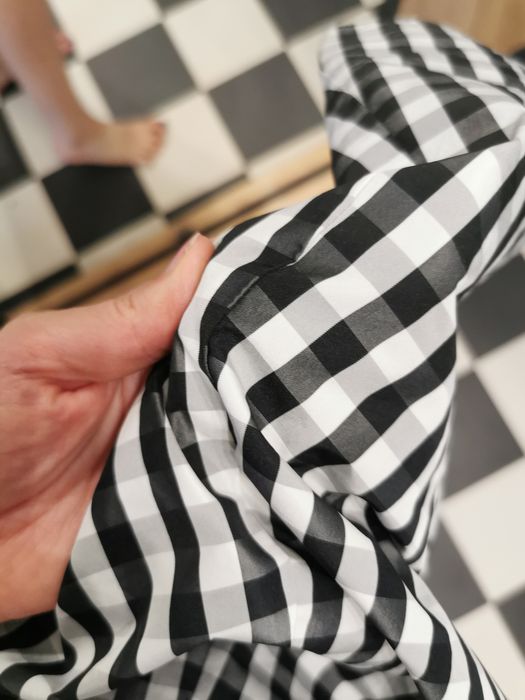 Karen Millen sukienka gorsetowa rozkloszowana pepitka kratka retro 50s