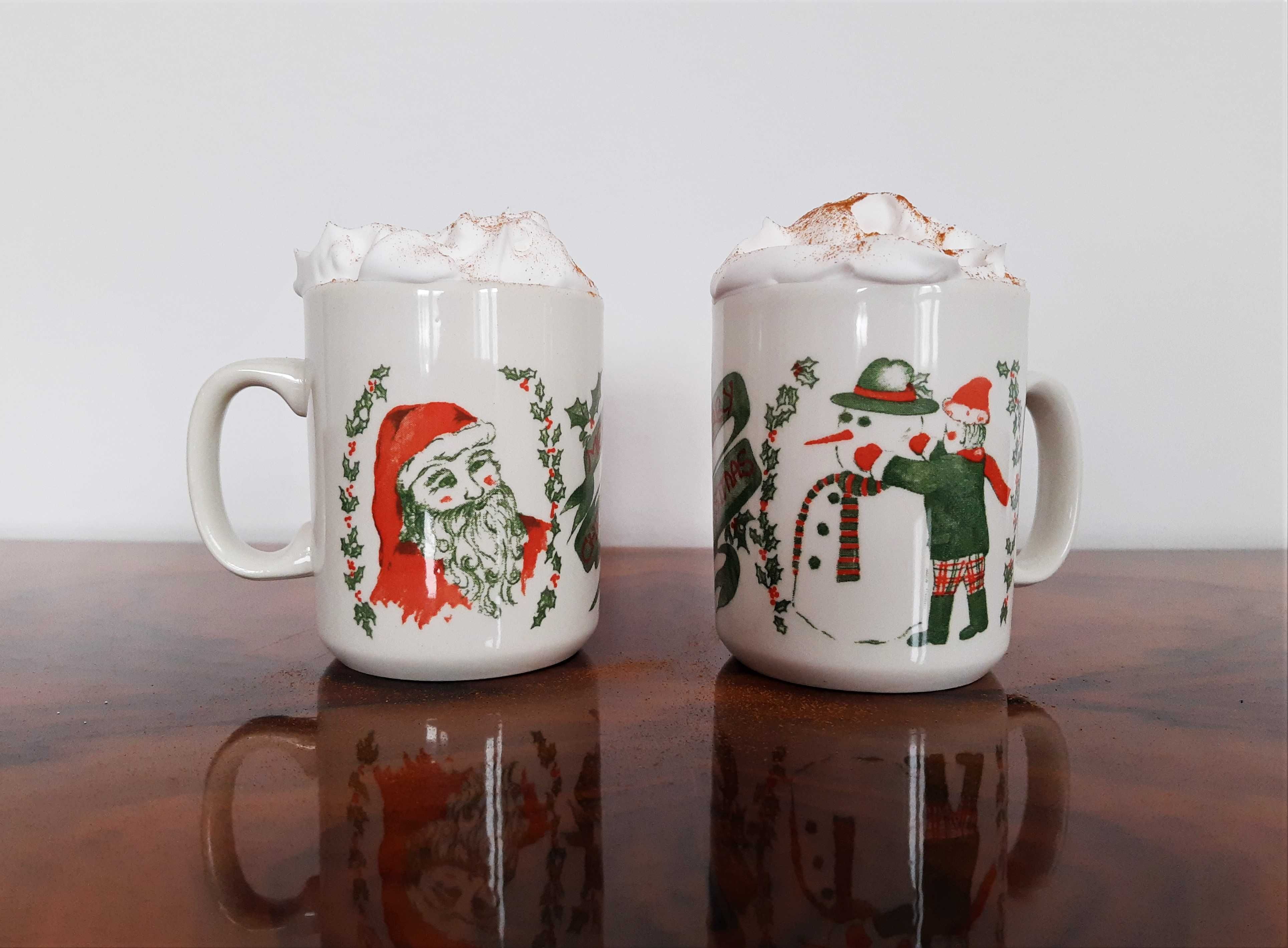Kubek Kubki Świąteczne Britain Lata 70 Merry Christmas Vintage Retro