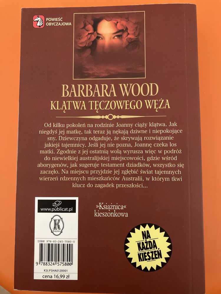 “Klęska tęczowego węża” Barbara Wood