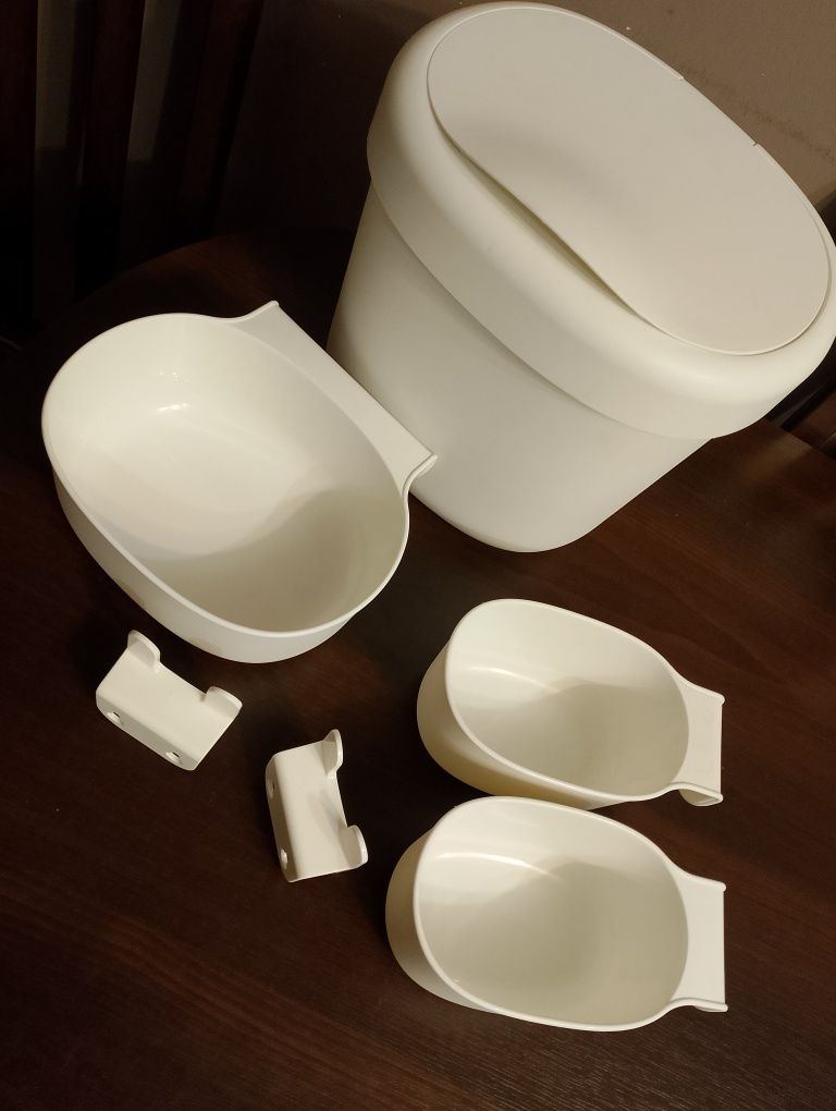Zestaw śmietniczkow ikea