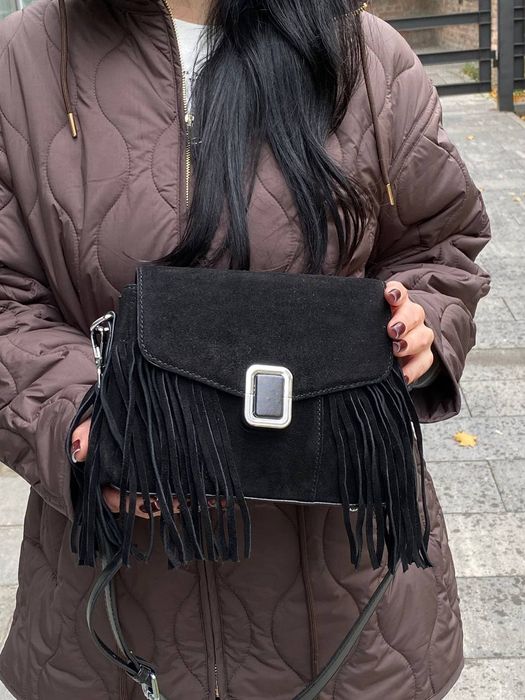 Сумка женская замшевая