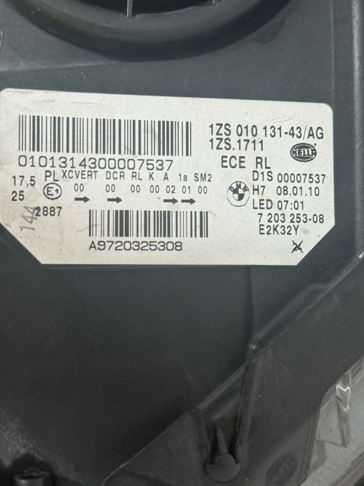 Lampy przod BMW seria 5 F10, F11 xenon, led komplet