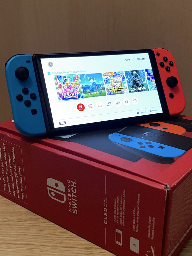 Nitendo swicth Oled dual cor