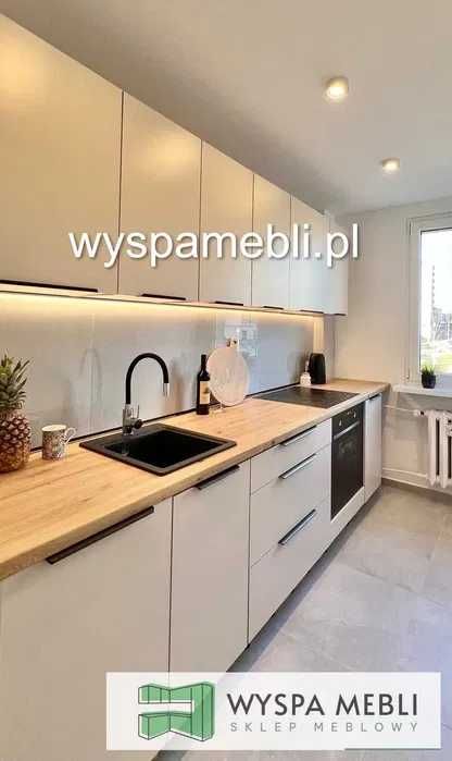NOWA kuchnia kaszmir czarny meble kuchenne wymiar 390cm lub inny