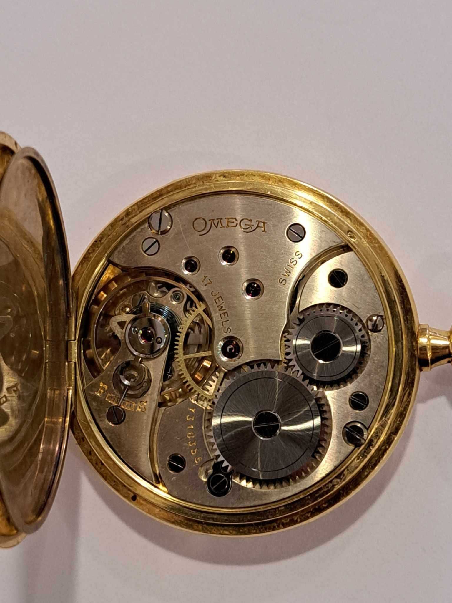Relógio Bolso OMEGA em ouro 18k