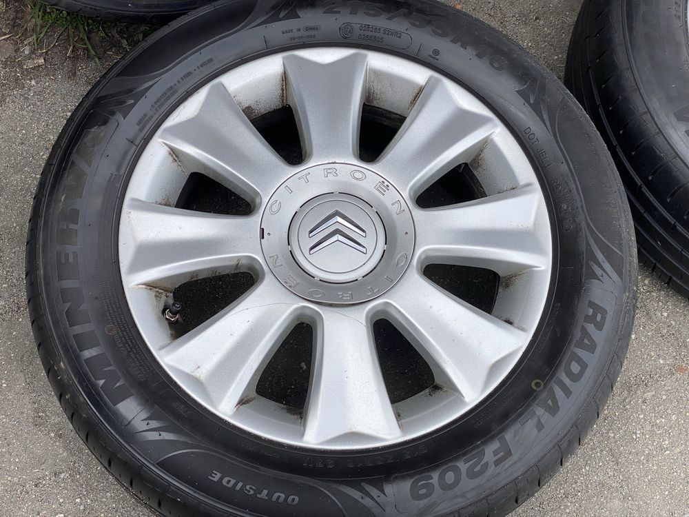 Citroen C4 Grand Picasso Berlingo 4x108 opony 215/55 R16 alufelgi koła
