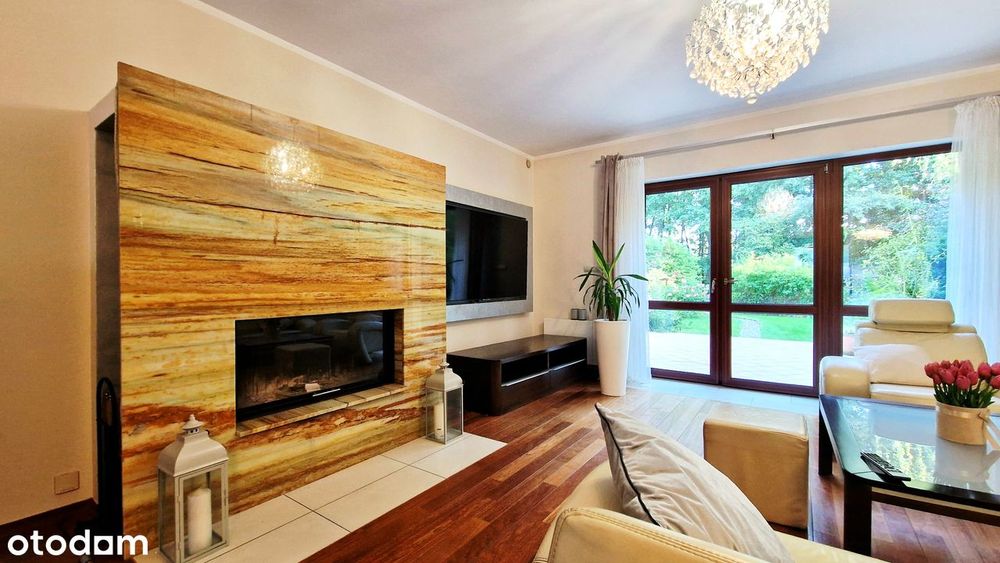 Nowoczesny dom, w mieście pod lasem, 6 pokoi, dwustanowiskowy garaż