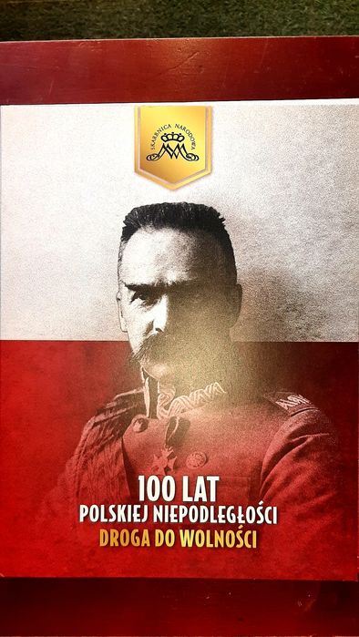 Medal na 100 lat Niepodległości - Józef Piłsudski z 2018r