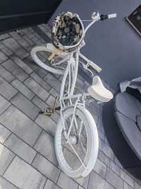 Rower miejski Biały Plumbike La donna 26 cal