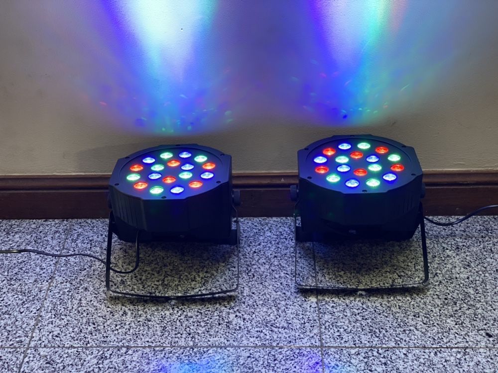 Projetor RGB 18 leds