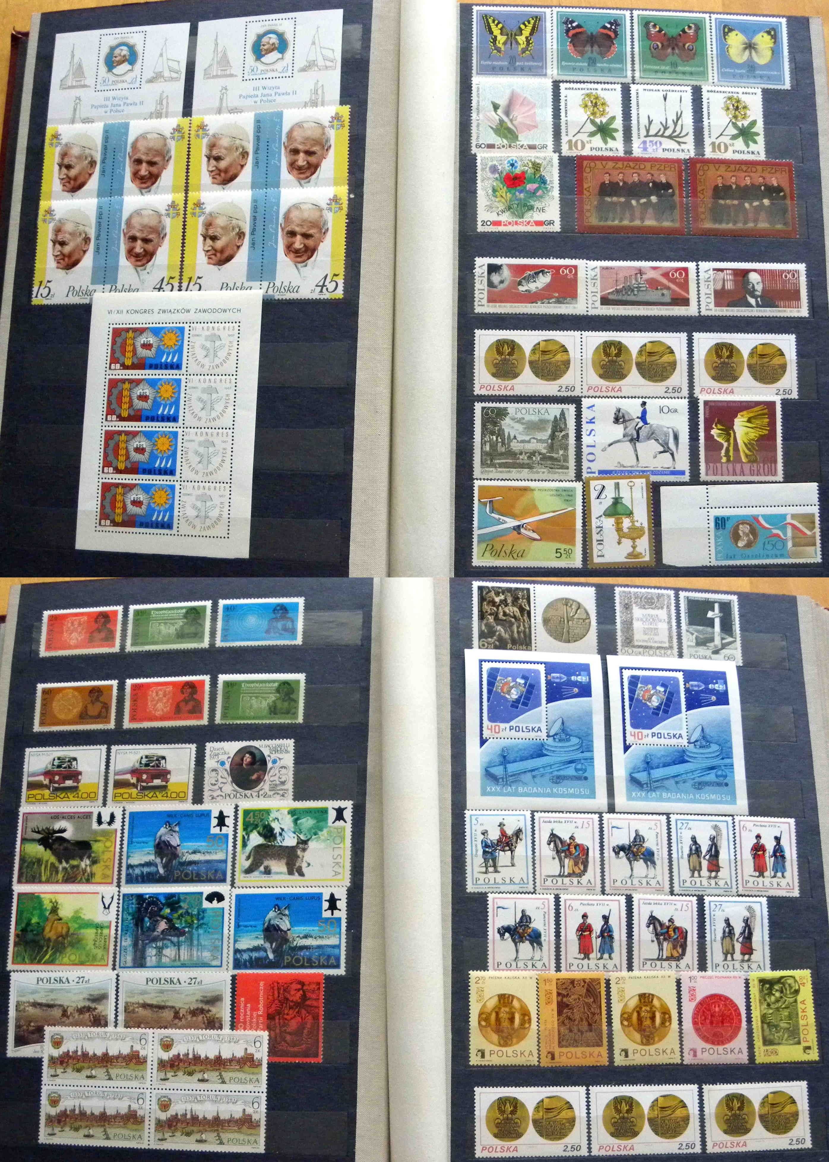 Klaser ze znaczkami, znaczki pocztowe A61