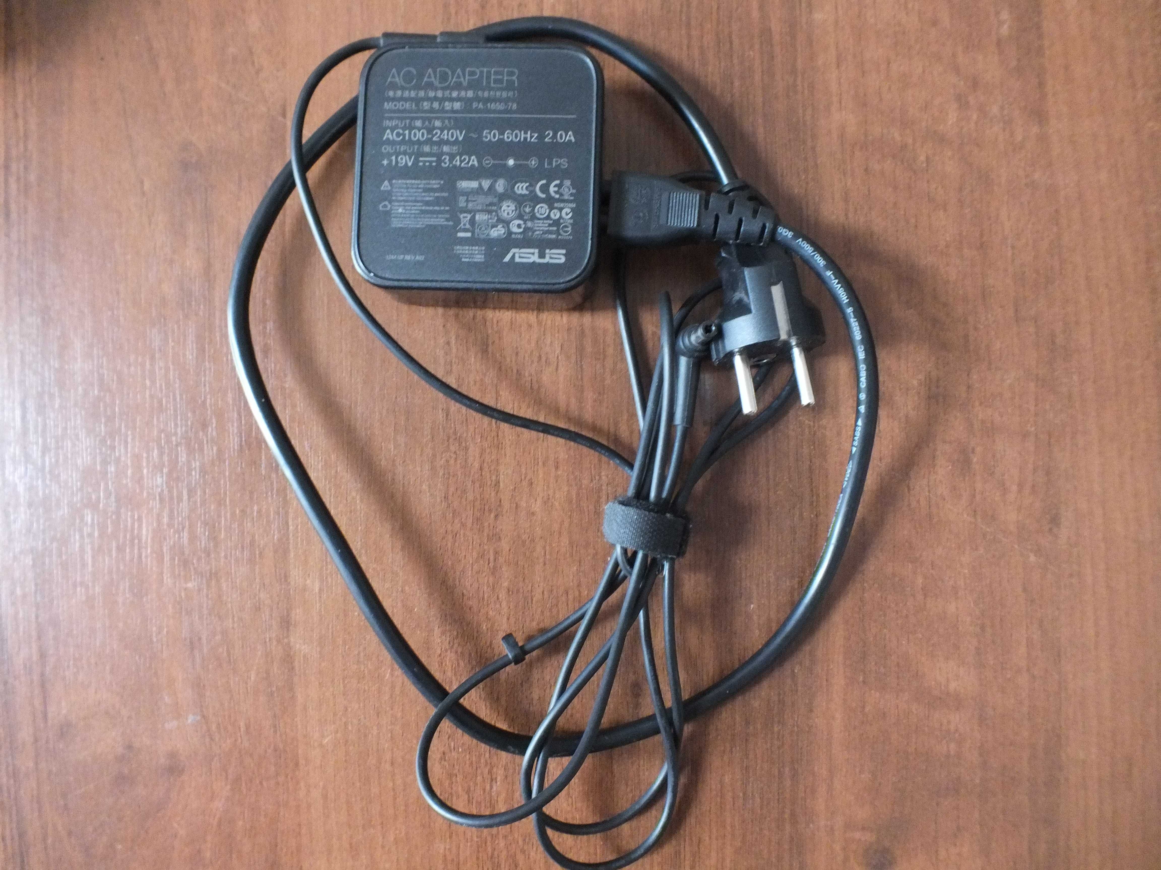 Oryginalny ASUS  AC ADAPTER - zasilacz  model PA-1650-78/+19V-3.42A