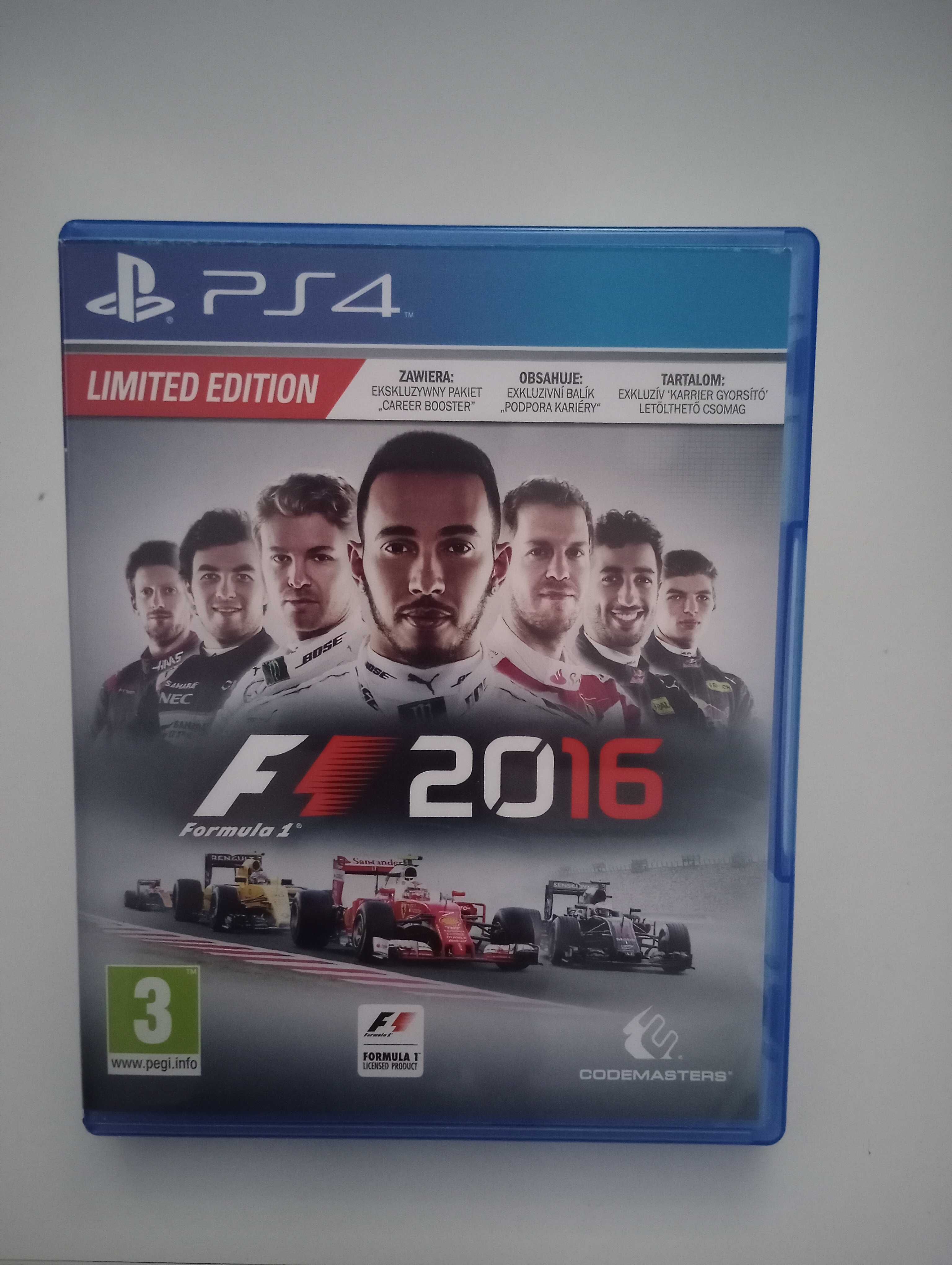 F1 2016 na PS4..