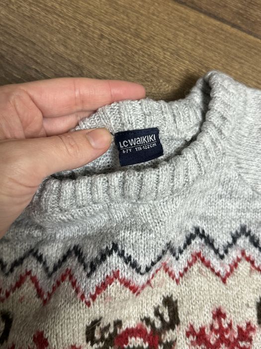 Новорічний светр новогодний свитер кофта 6-7