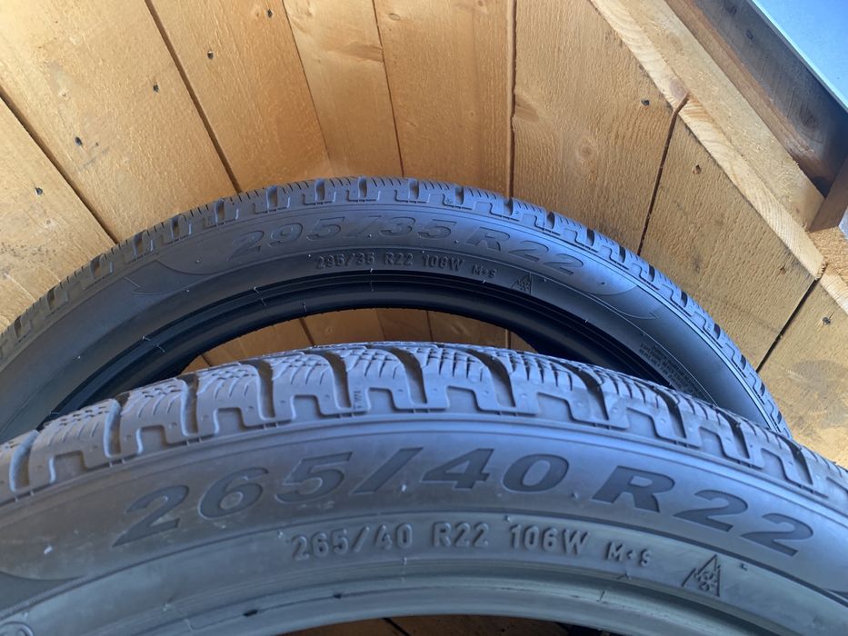 295/35/22 на 265/40/22 Pirelli