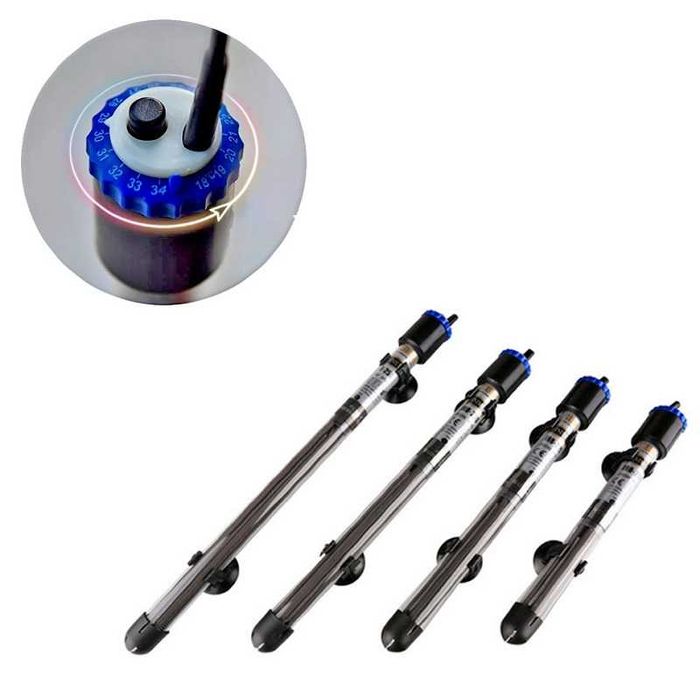 Обогреватели от 25W до 300W с терморегулятором для аквариумов