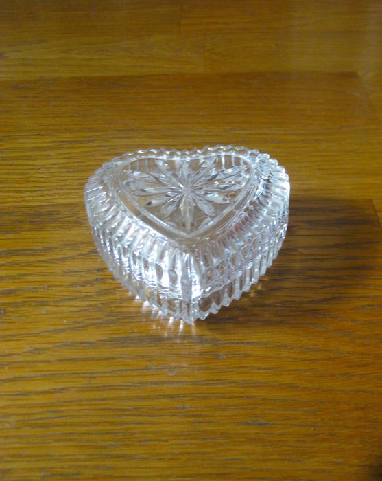 Guarda Joias em Cristal em forma Coração