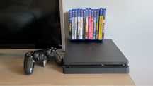 PlayStation 4 com jogos