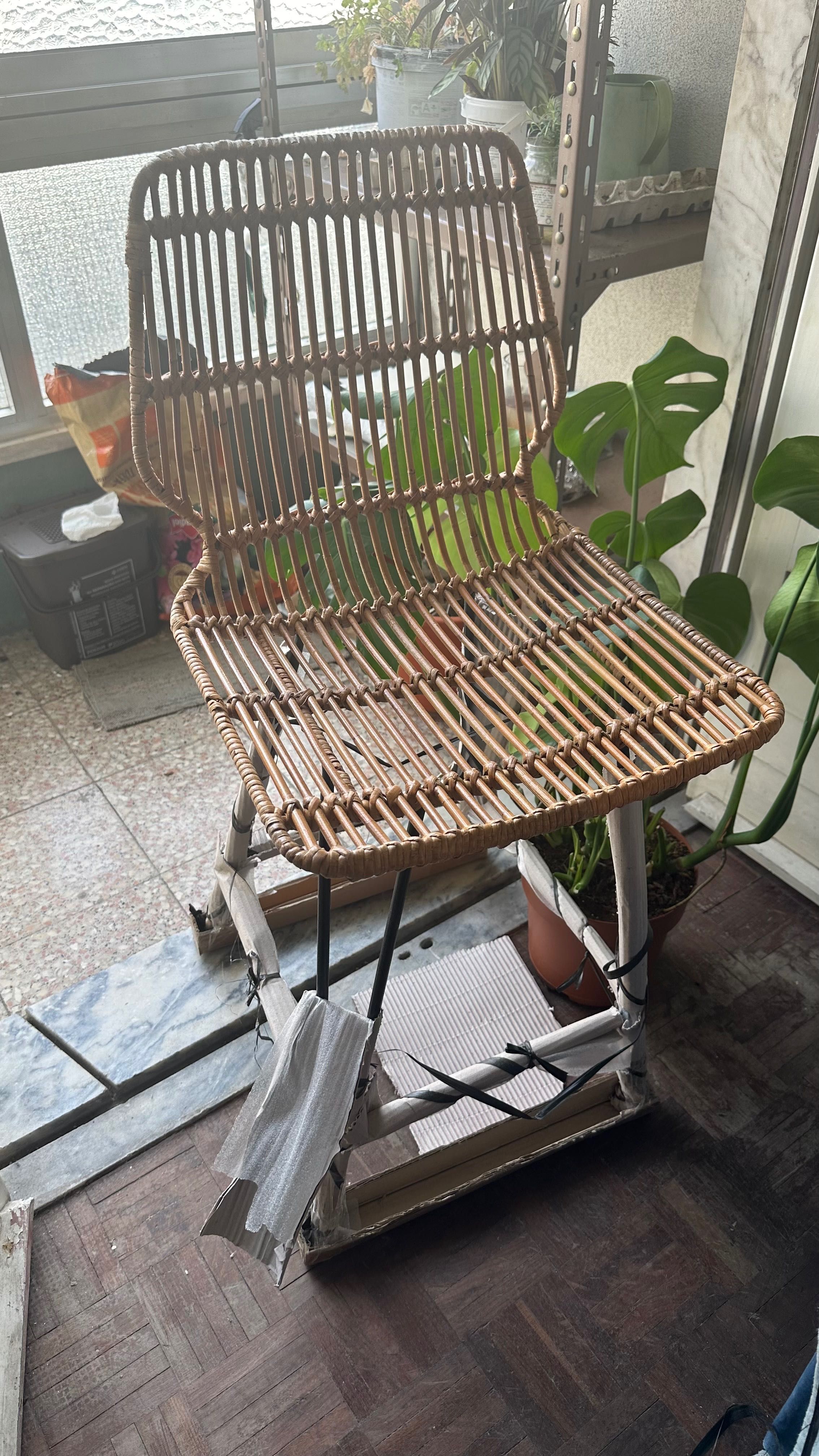 Cadeira Alta de Bamboo (Bar) *Nova por estrear