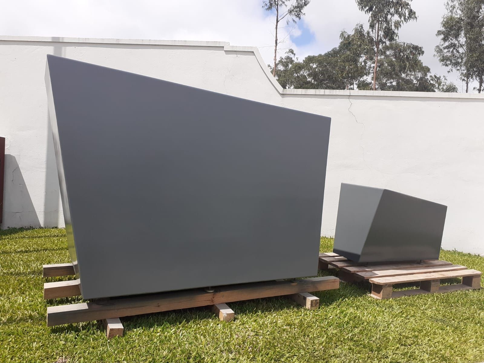 Floreira grande AÇO PINTADO C5