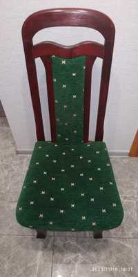 Krzesła drewniane tapicerowane OSTATNIE 4SZT salon kuchnia okazyjna ce