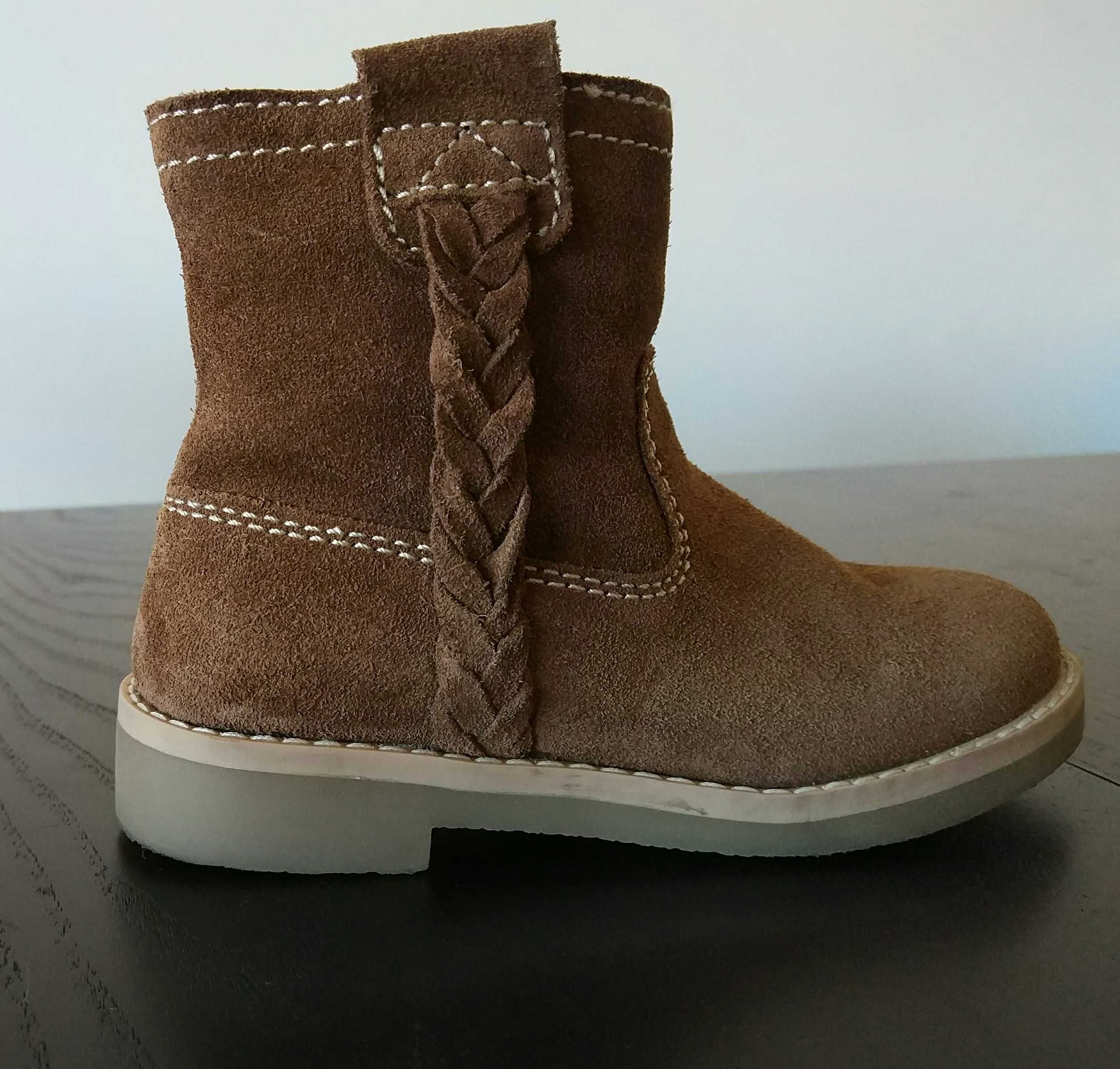 Botins camurça Zara