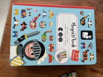 Magnetibook zabawka edukacyjna dla dziecka 3-8. Magnesy