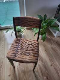 Stołki krzesła 6 sztuk tapicerowane komplet