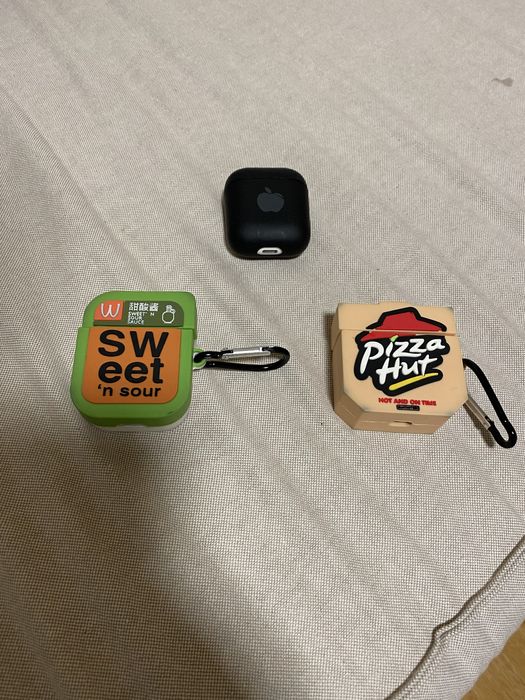 Kit 3 Capas (cases) proterores para Apple Airpods 2019