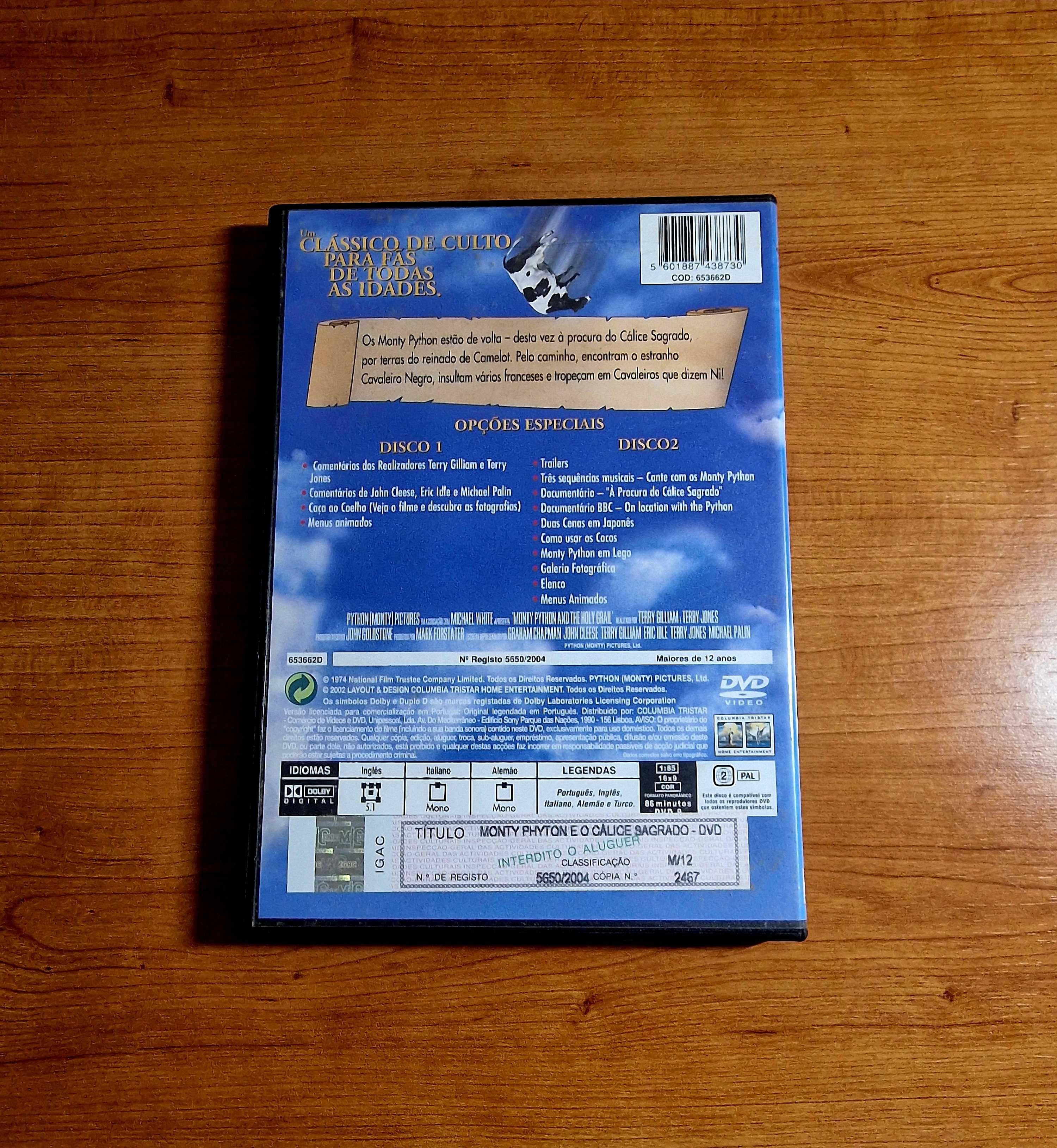 MONTY PYTHON E O CÁLICE SAGRADO - Edição Especial 2 discos + Panfleto